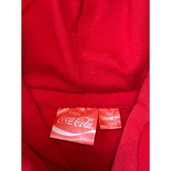 Coca Cola Holiday, Christmas Sweatshirt/Hoodie; size Men's Small; Ugly Sweater; - Picture 7 of 11